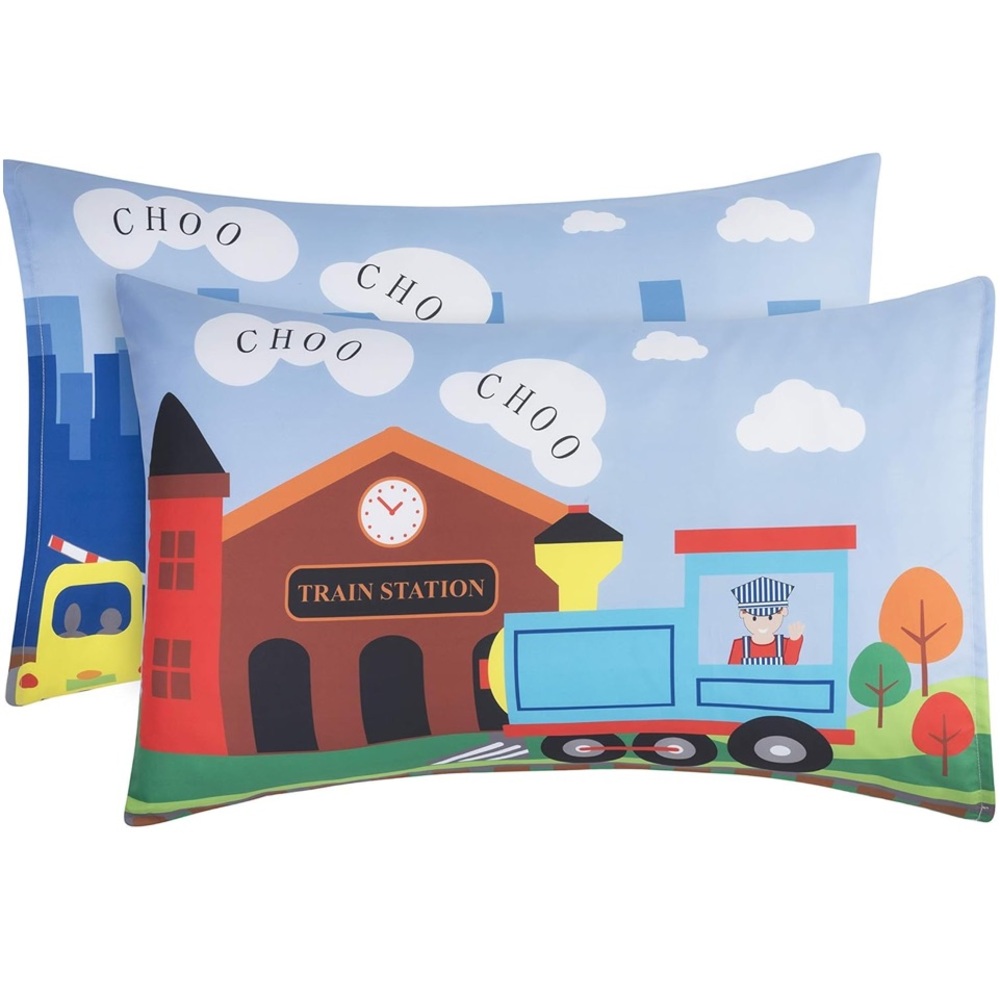 COPY - New Kids 2-Pack Standard 20 x 26"  Toddler Little Boy Twin/Full Size Bed…